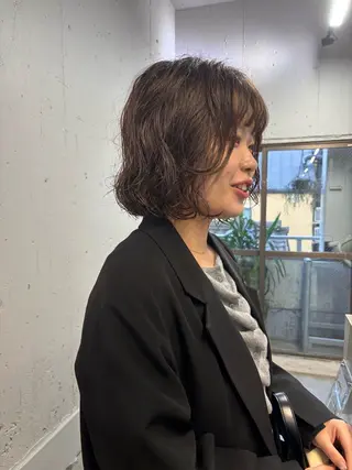 ショート パーマ ボブとパーマの達人 /美容室難民の方是非のヘアスタイル