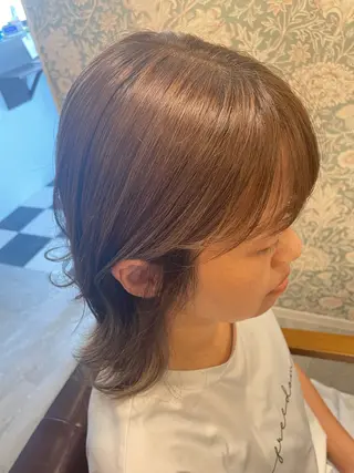 ミディアム hair make echo滿木あい花のヘアスタイル