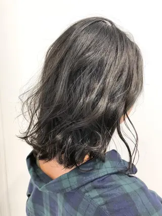 ミディアム カラー 【ショートカット 美髪矯正】今井隆太のヘアスタイル
