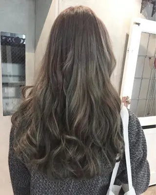 ロング カラー 露木 啓介のヘアスタイル