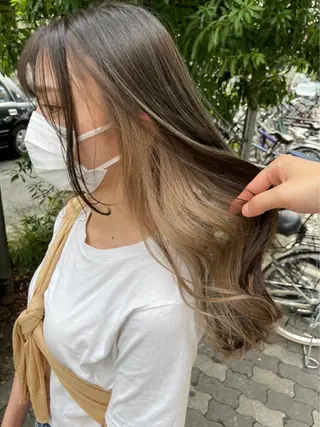 ロング 亀川蓮 Agu hairのヘアスタイル