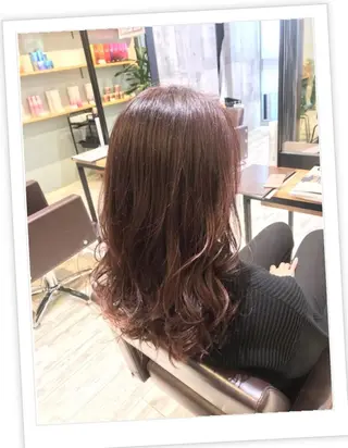 セミロング カラー パーマ ヘアアレンジ メンズ キッズ ネイル マツエク・マツパ EnBlesS西宮 マンツーマン神道有基のヘアスタイル