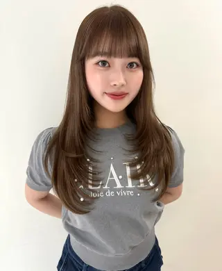 ロング レイヤーカット🫧 🎀Tomoka🎀のヘアスタイル