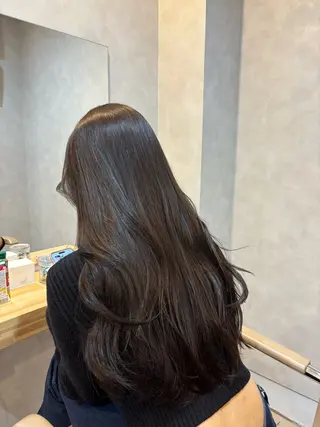 カラー ワンホン風ヘア まなのヘアスタイル