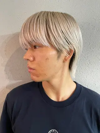 ショート カラー メンズ 吉田一輝 外国人パーマのヘアスタイル