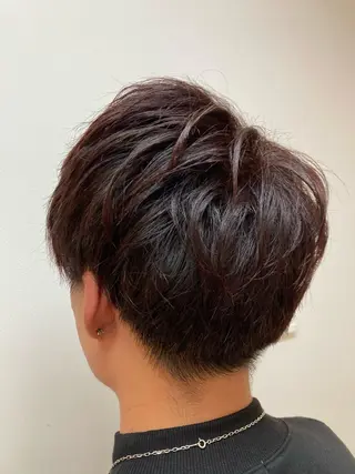 ショート カラー メンズ 新井　翼/銀座 メンズお任せくださいのヘアスタイル
