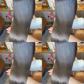 セミロング カラー レイヤー×艶髪特化 マネージャー安藤光司のヘアスタイル