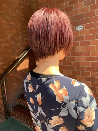 ショート 丹羽大喜 縮毛矯正/美髪矯正のヘアスタイル
