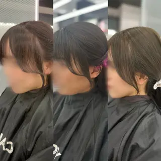 ロング カラー パーマ ヘアアレンジ メンズ キッズ ♥️韓国ヘア レイヤー♥️ゆりのヘアスタイル