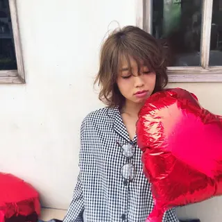 ショート レイヤーカット✂︎池 袋個室サロンkumaのヘアスタイル