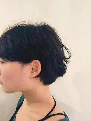 ショート パーマ conne& ririのヘアスタイル