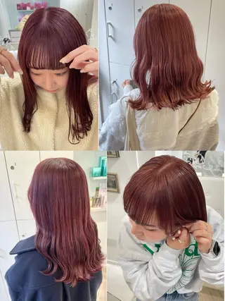 ミディアム カラー Parve Mix /頓宮 稚愛🤍のヘアスタイル