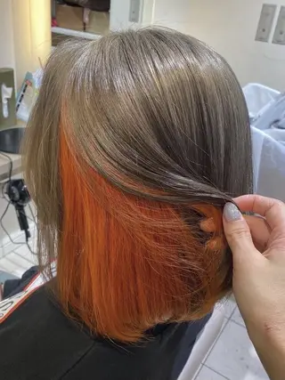 ミディアム loup yunaのヘアスタイル