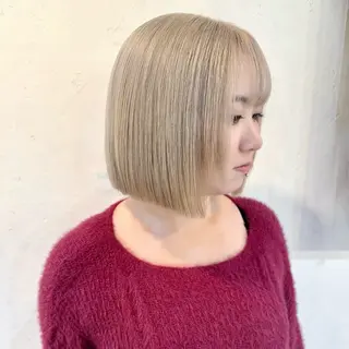 ショート カラー レイヤー/韓国/ 透明感カラー/みずほのヘアスタイル