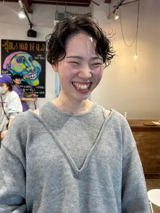 パーマ ORe'S HAIR BE　GLaDまなみのヘアスタイル