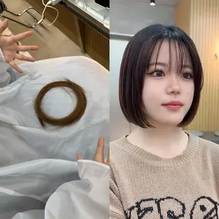 ミディアム ✨髪質改善特化✨副 店長椎葉信乃介のヘアスタイル