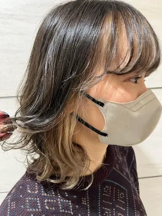 ミディアム カラー noll【今池駅前】 池田碧花のヘアスタイル
