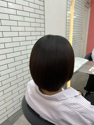 莉乃/縮毛矯正/髪質 改善/艶カラーのヘアスタイル