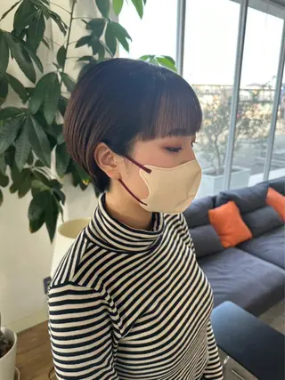 ショート 富永 美玖のヘアスタイル