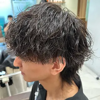 ミディアム パーマ Ash浦安店 富谷 日菜乃のヘアスタイル
