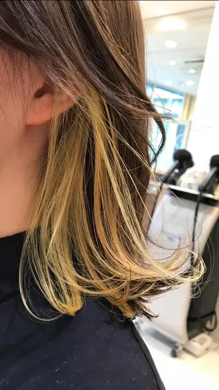 ミディアム カラー 当日予約🆗✂︎ ウエモト タクのヘアスタイル