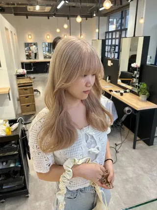 ロング カラー Shu🐻‍❄️ / giinii 横浜のヘアスタイル