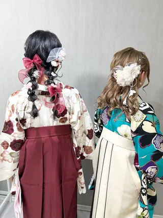 ロング ヘアアレンジ ヘアセット専門店 Rのヘアスタイル
