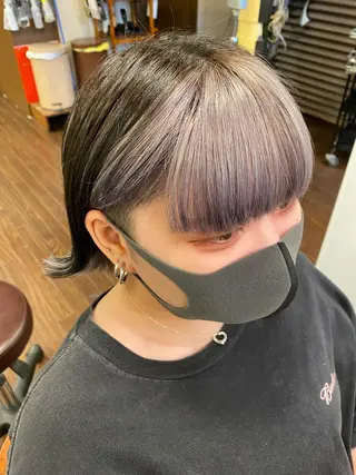 ショート カラー liL  hair サトウリョウタのヘアスタイル