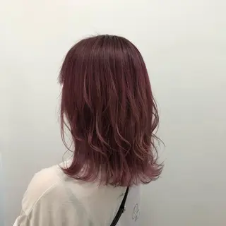 ミディアム カラー パーマ 【透明感×レイヤー】 🍃RIKU🍃のヘアスタイル