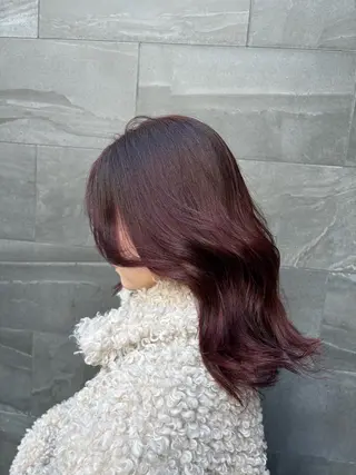 ミディアム カラー .sayo/ 心斎橋のヘアスタイル