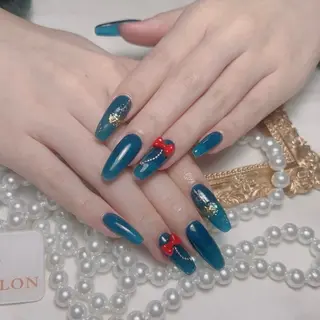 ネイル 💕鈴木ユリ パラジェル/オフ無料のネイルデザイン