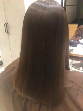 セミロング 最高峰美髪矯正No1 toshiのヘアスタイル