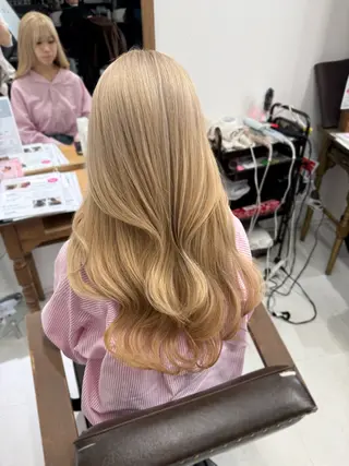 カラー 🍒ベージュ/ピンク ベージュ🍒なつきのヘアスタイル