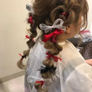 ヘアアレンジ 駅チカ【ali'i】 アリイ花崎友美☘のヘアスタイル