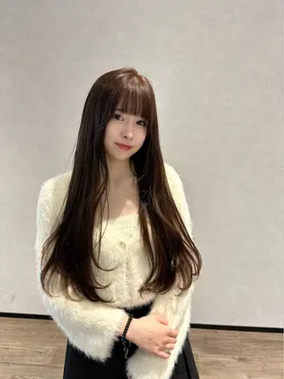 ロング レイヤー/ハッシュ 渋谷/サッタのヘアスタイル