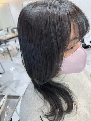 セミロング 八木菜美 似合わせ/ニュアンスのヘアスタイル