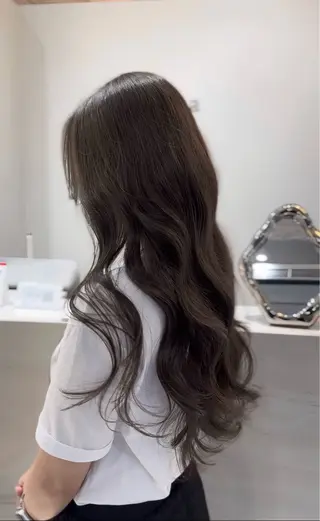 ロング 韓国ヘア🩶侑矢 艶髪透明感/福岡のヘアスタイル