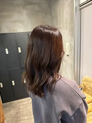 カラー 原田 夢来のヘアスタイル