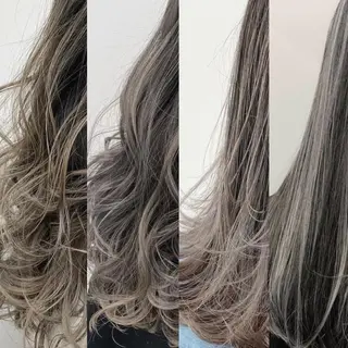 ミディアム ヘアアレンジ パーマ カラー 一人一人の輝きを 心を込めてのヘアスタイル