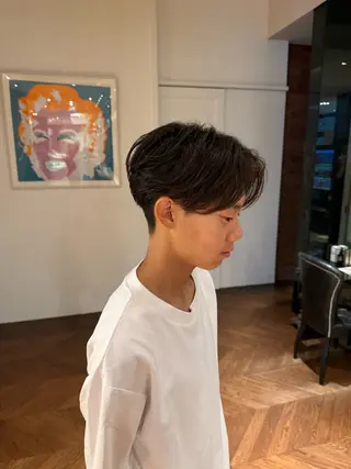 メンズ SARA山口caz カット/パーマのヘアスタイル