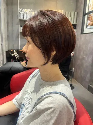 ショート 駅チカ【ali'i】 アリイ花崎友美☘のヘアスタイル