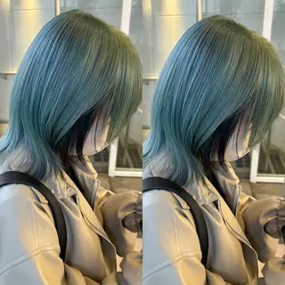 ミディアム カラー yoriダブルカラー 代表すがわらのヘアスタイル