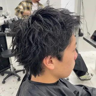 ショート メンズ 【柏メンズパーマ職人 】店長　KAZUMAのヘアスタイル