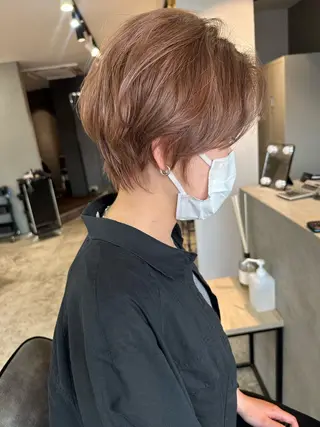 ショート カラー 🍀石川尚之🍀 HELIMのヘアスタイル