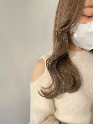ロング カラー ヘアアレンジ キッズ ネイル マツエク・マツパ アイブロウ 透明感カラー/推しカ ラー☁️JURAのヘアスタイル