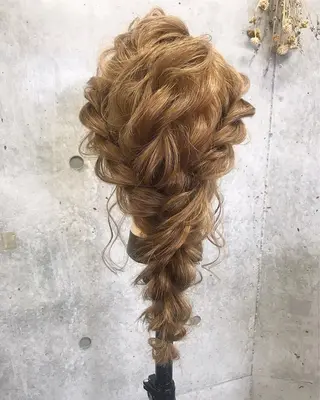 セミロング カラー ヘアアレンジ Satsuki ✂︎♡のヘアスタイル