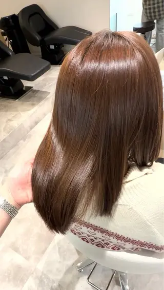 ミディアム 今だけ無料✨髪質改善 谷本さちのヘアスタイル