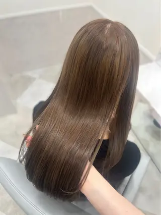 ロング カラー 🎀ちゃんりお🎀 /ブリーチなしカラーのヘアスタイル