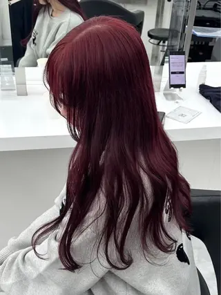 ロング カラー ♥️暖色カラ ー♥️由夏のヘアスタイル