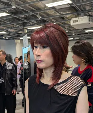 ミディアム 早坂 繁喜のヘアスタイル